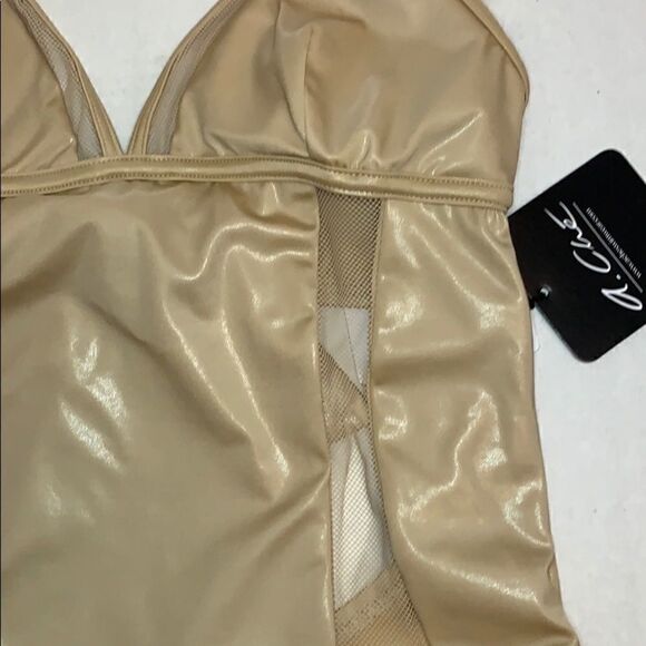 NWT A. Che Reese Maillot swimsuit nude mesh XS - Picture 8 of 8
